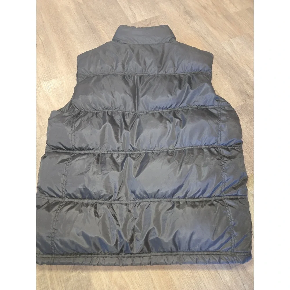 Vintage South Pole Vest Black Puffer Jacket Men's Sz XL 90s Y2K Hip Hop